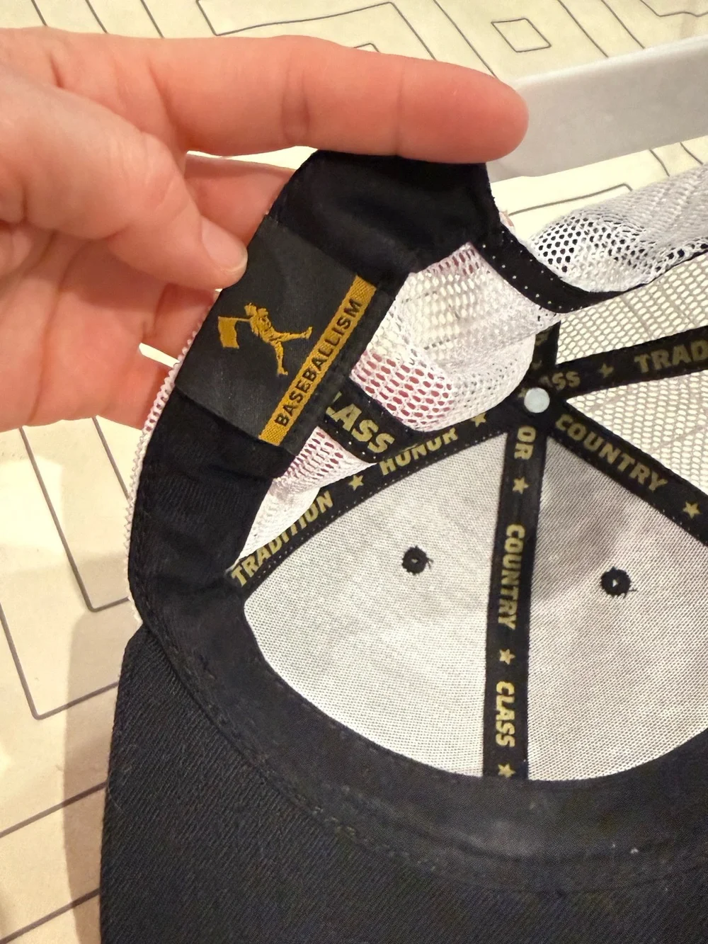 Baseballism Black Patch Front Trucker Hat